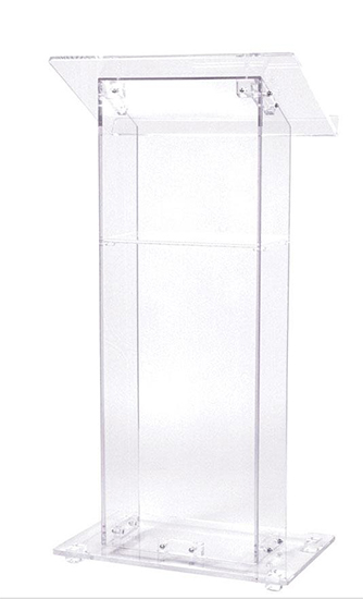 Clear Plexiglass Podium