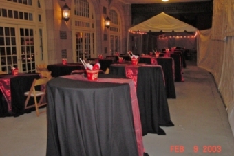 chair covers and table linens rentals