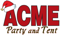 ACME Party & Tent Rental - Christmas logo