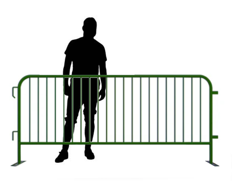 Bike Rack Barricade Fencing - 8' wide x42