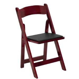 Mahogany Wood Folding Chair