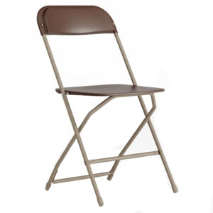 Brown Samsonite Folding Chair