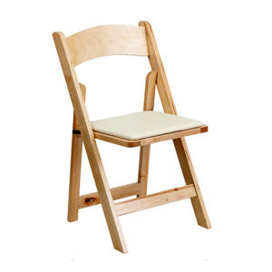 Natural Wood Folding Chair