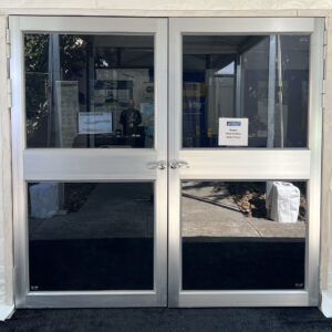 Double Glass Door For Structured Tent