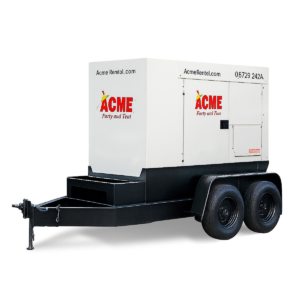 70KVA - 58KW Mobile Quiet Diesel Generator