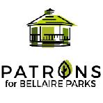 Patrons for Bellaire Parks logo with a green gazebo above the name