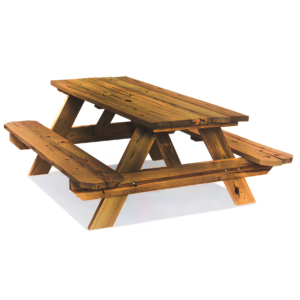 6' Wood Picnic Table