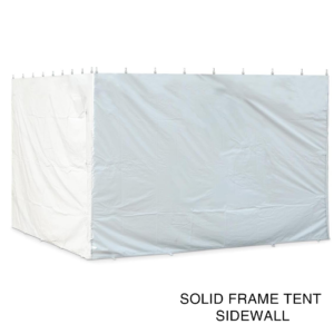 Solid Frame Tent Sidewall