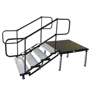 Stage Steps with Rail (36"-48")