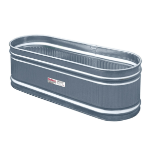 4' Galvanized Trough