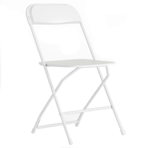 White Samsonite Folding Chair