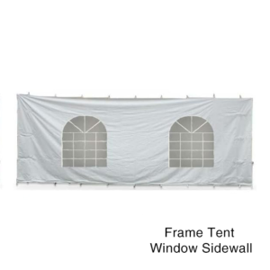 Window Sidewall For Frame Tent - Weather Resistant Tent Side Panel