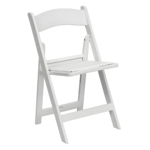 White Resin Chair