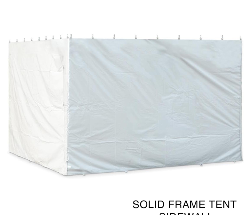 Solid Frame Tent Sidewall