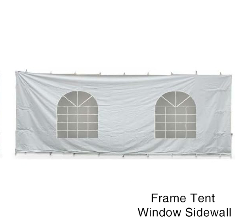 Window Sidewall For Frame Tent - Weather Resistant Tent Side Panel